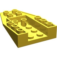 Lego loď letadlo spodní část 6x4, žlutá (485624, 4114164, 4270871)